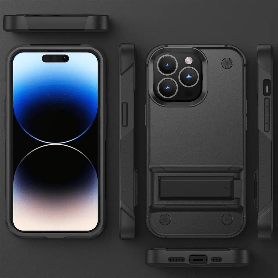 iPhone 11 Pro Max Case – Military - Grade Heavy - Duty Armor with Kickstand, Shockproof, Fingerprint - Resistant Rugged Cover | LENOK - LENOK