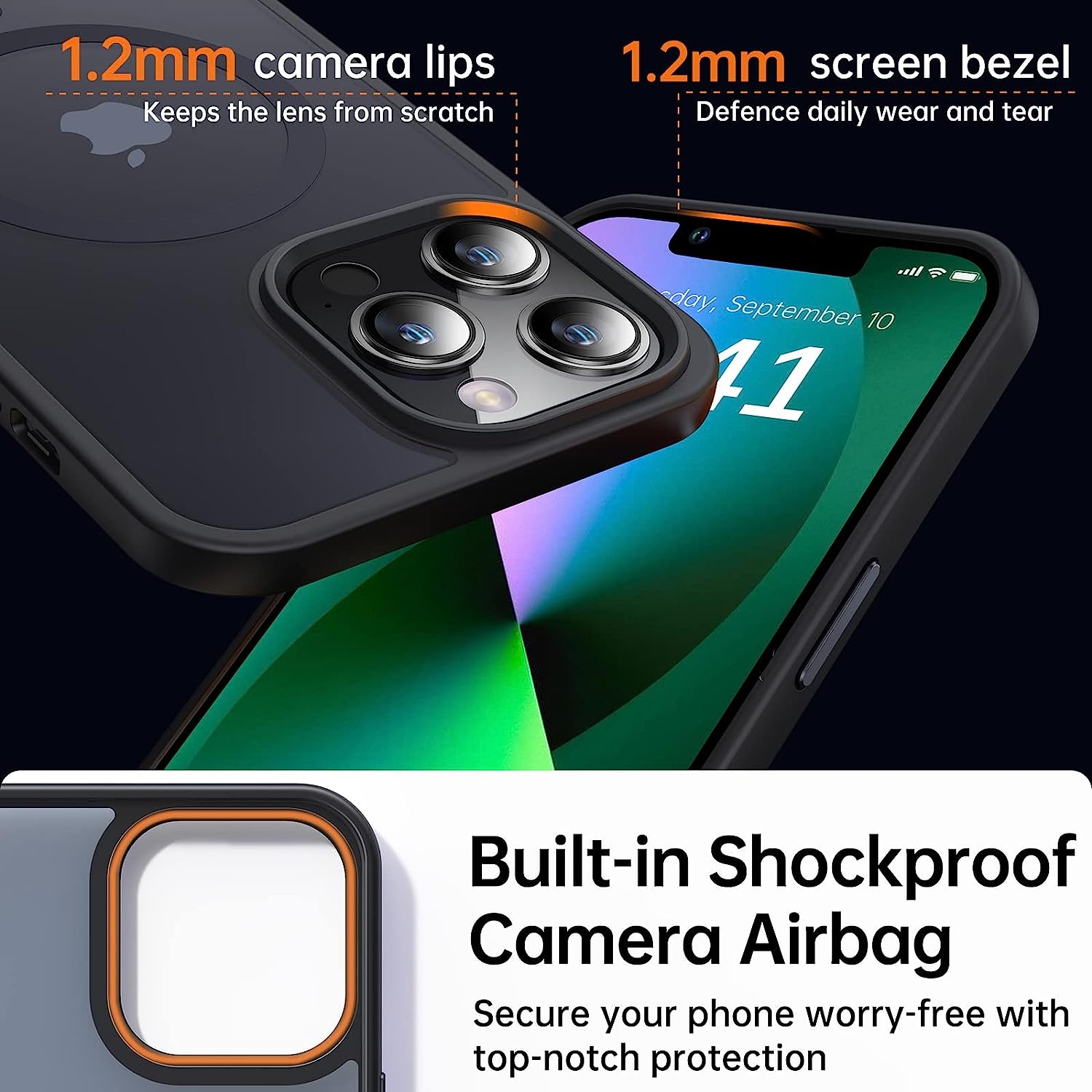 iPhone 14 Pro Max Magnetic Case – Magsafe Compatible, Military - Grade, Slim & Shockproof | LENOK - LENOK