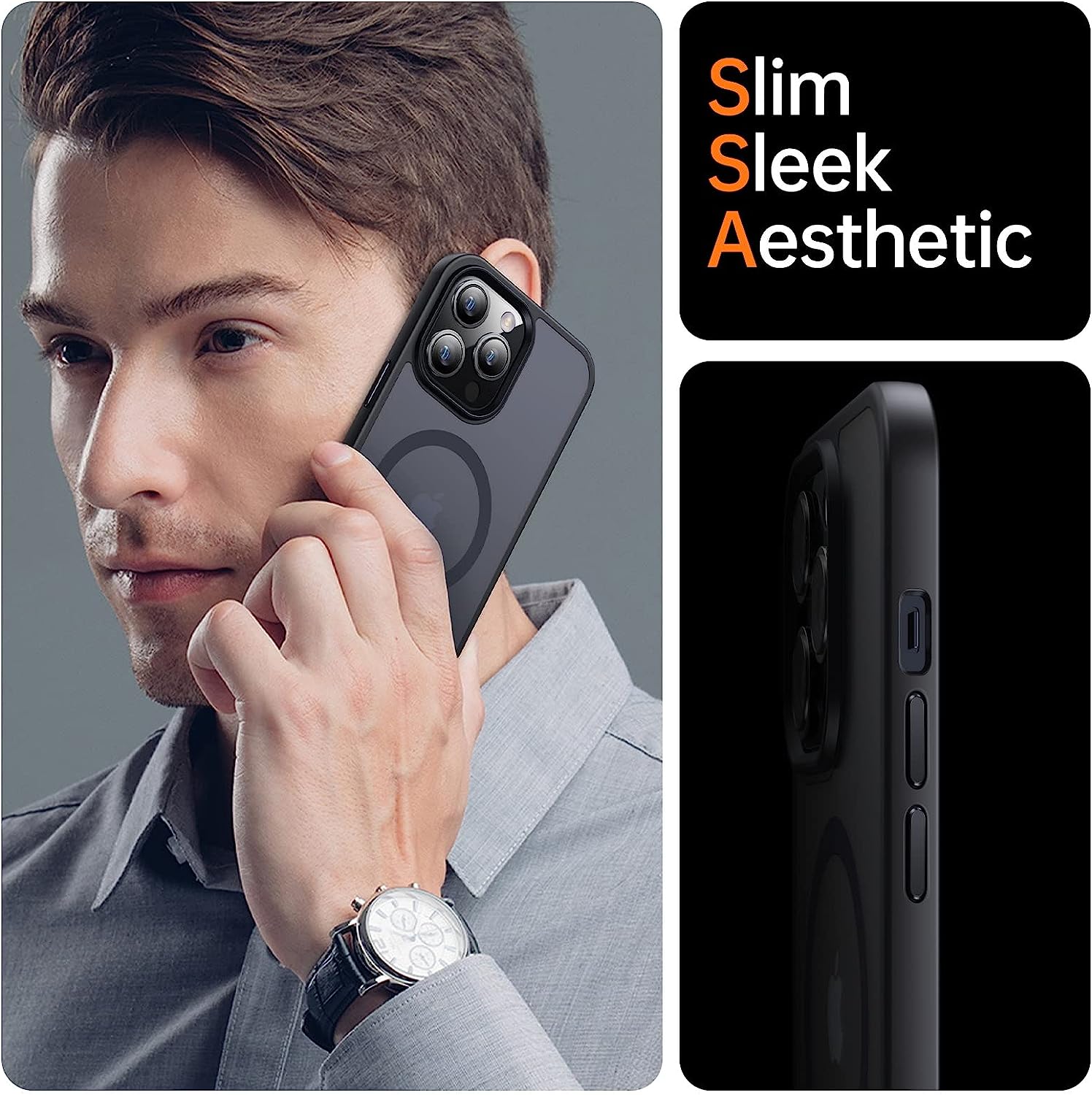 iPhone 14 Pro Max Magnetic Case – Magsafe Compatible, Military - Grade, Slim & Shockproof | LENOK - LENOK