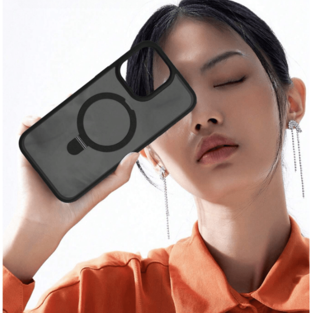 LENOK iPhone 12 Pro Max Magnetic Case with Kickstand & Ring Holder - Slim, Military - Grade - LENOK