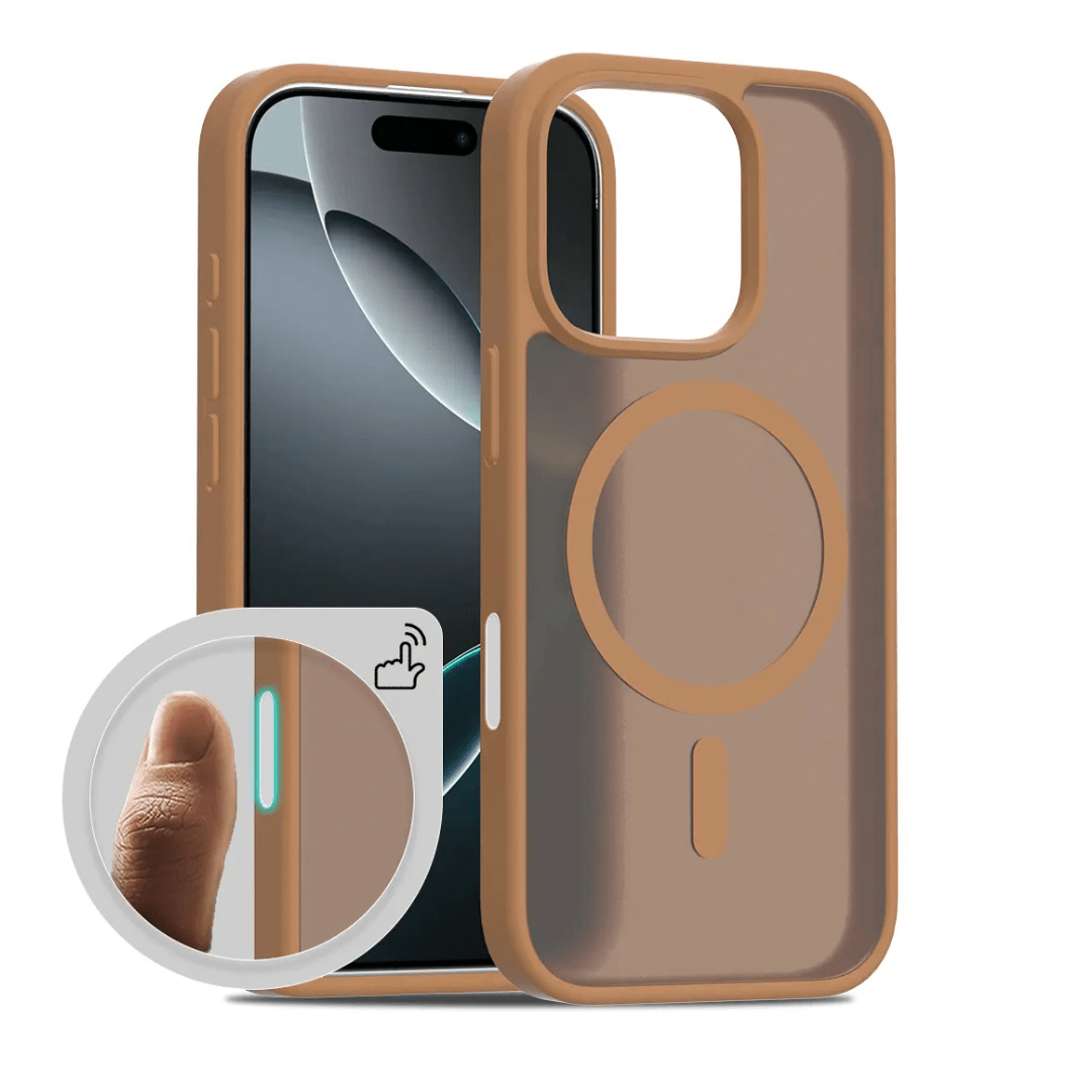 LENOK iPhone 16 Pro Max Case - Strong Magnetic, Military Grade Drop Protection, Protective Shockproof Translucent Matte Slim Phone Case - LENOK