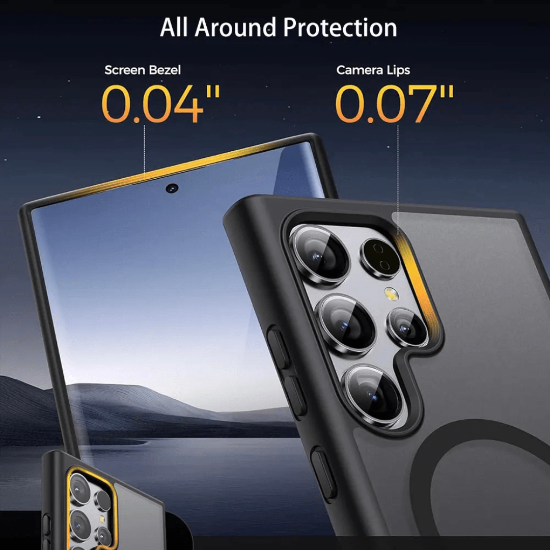 LENOK S23 Ultra MagSafe Case - Military Grade, Shockproof, Slim Fit, Wireless Charging support - LENOK