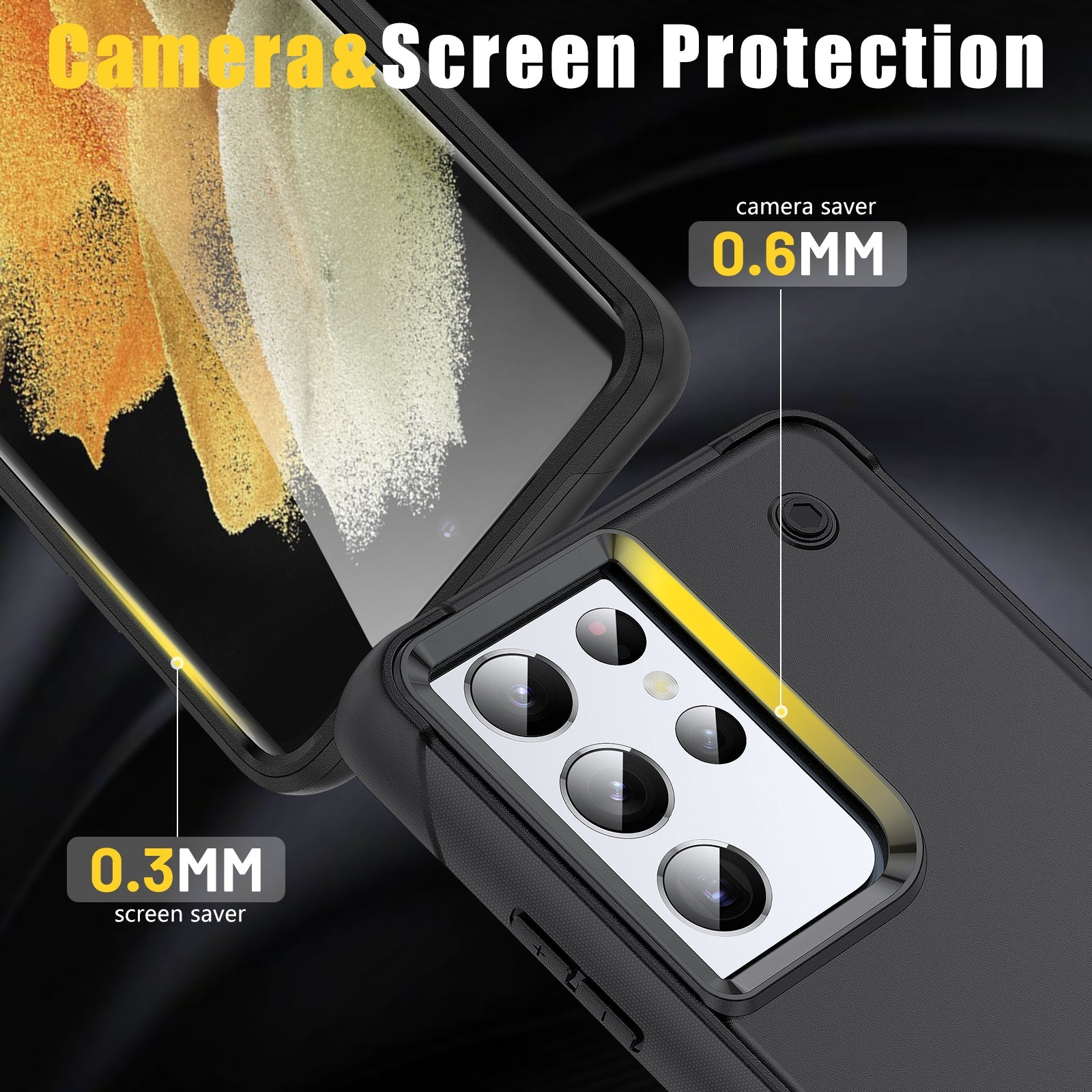Samsung S21 Ultra Armor Case – Military - Grade, Rugged, Shockproof with Kickstand | LENOK - LENOK