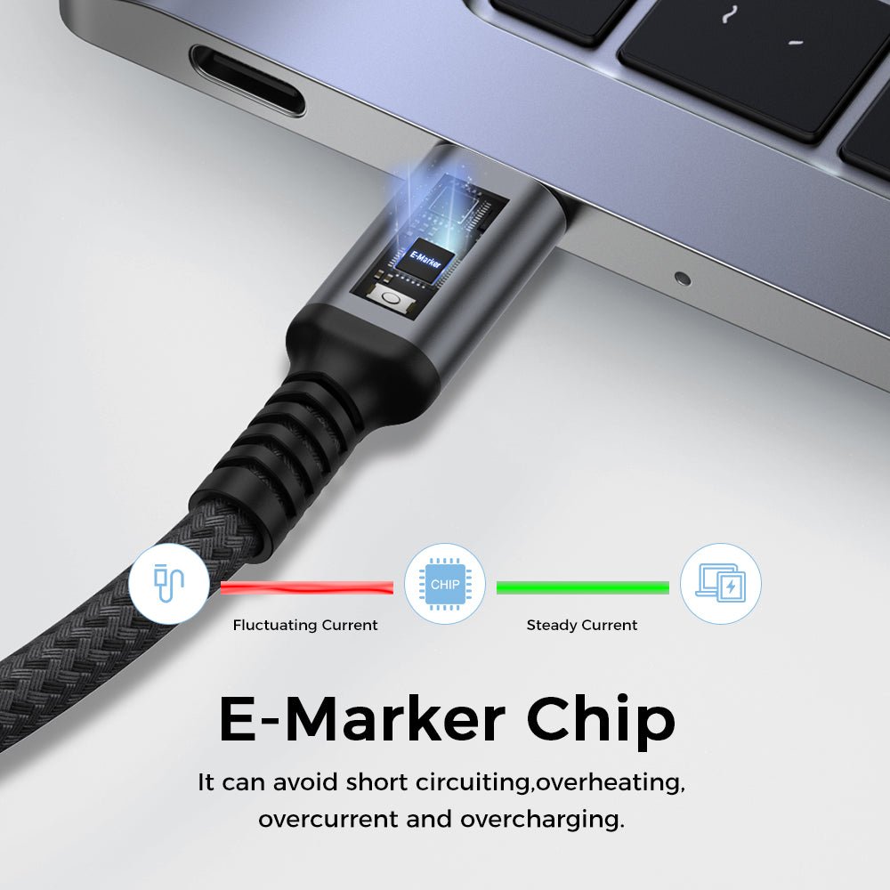 100W USB - C Cable – PD 5A Fast Charging for MacBook, iPad, Galaxy, iPhone | LENOK - LENOK