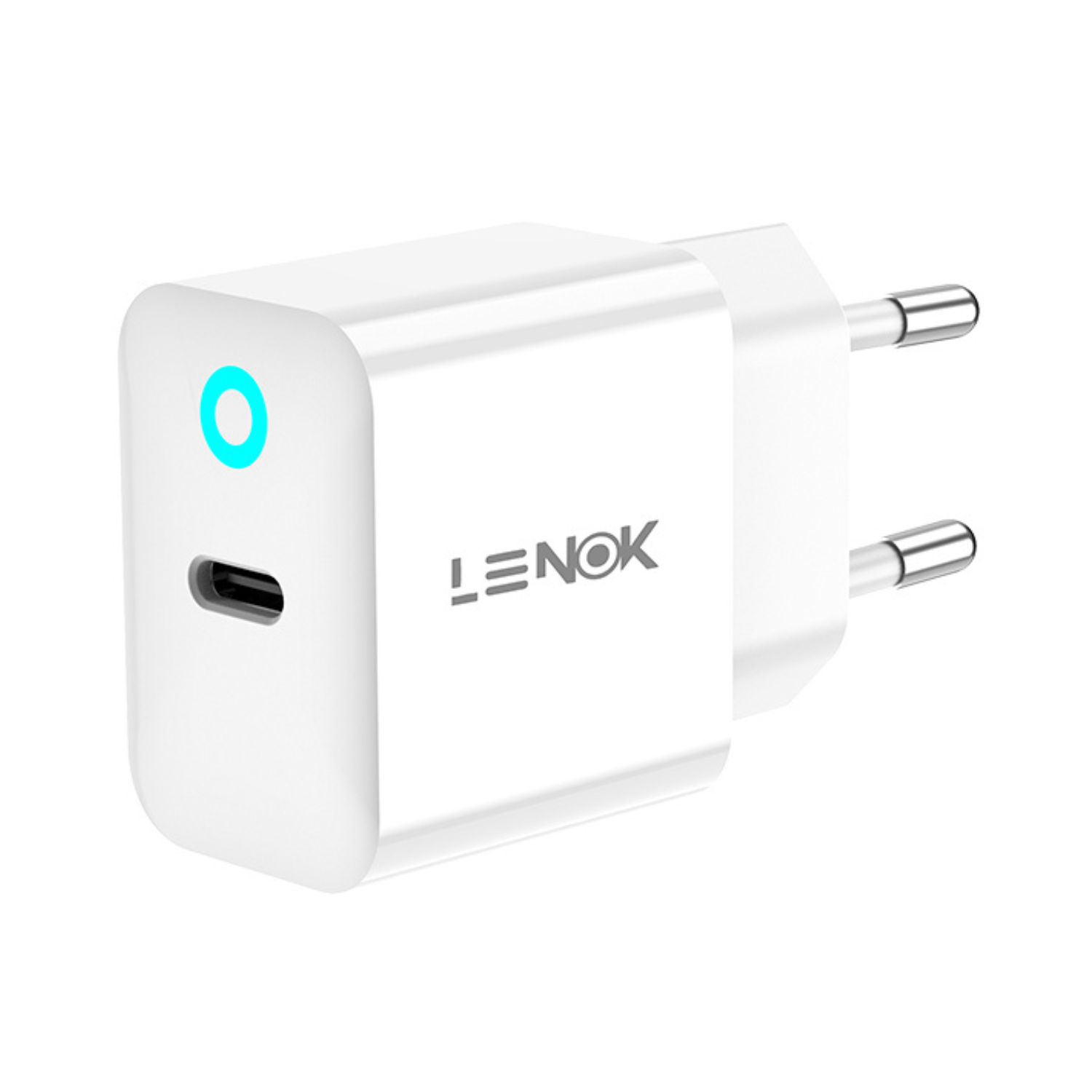 20W USB-C Fast Charger – Wall Charger for iPhone 15, 14, 13, Galaxy S23, iPad & More | LENOK - LENOK