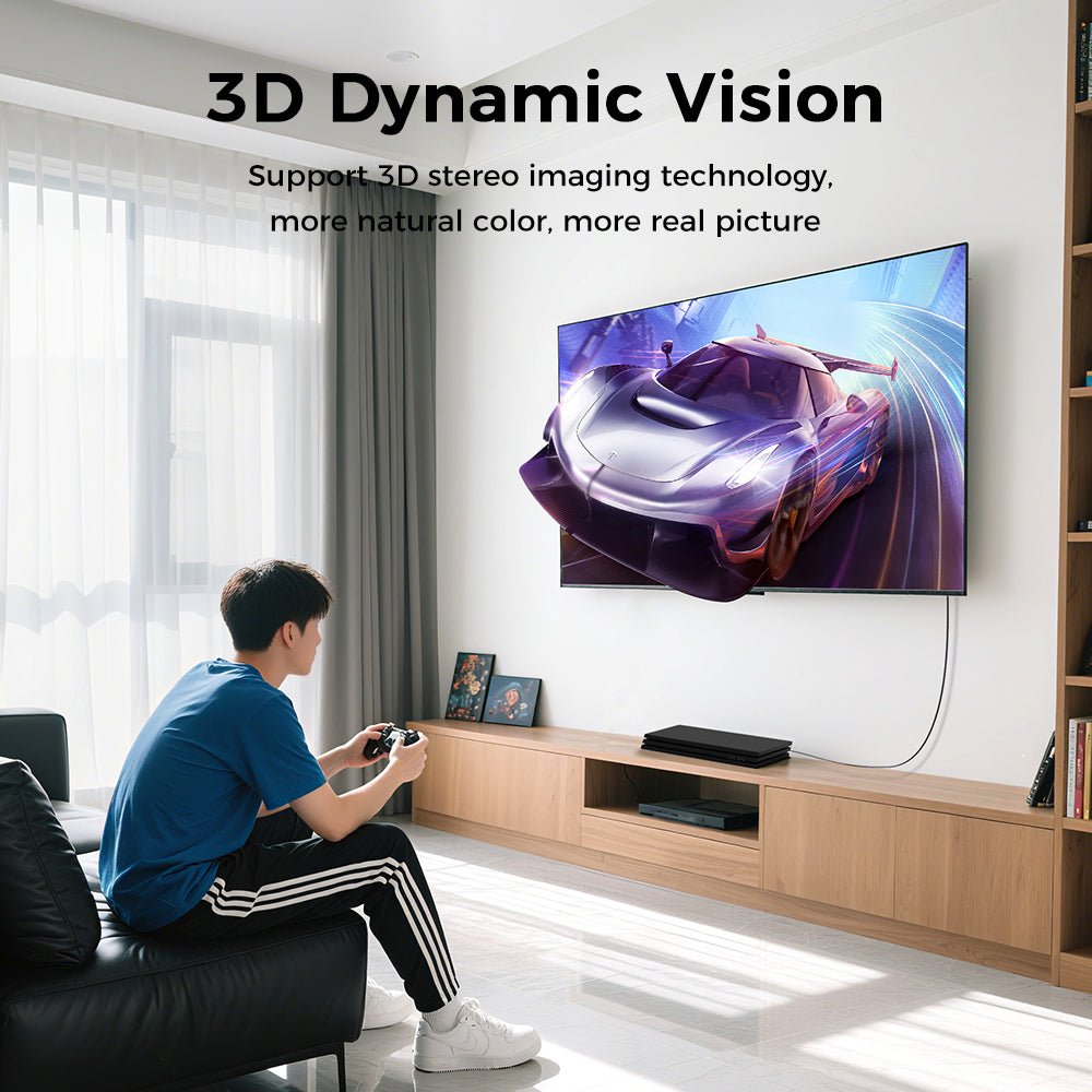 4K HDMI 2.0 Cable 18Gbps High Speed, 4K@60Hz HDR ARC for PS5, 4K TV & Monitor - LENOK