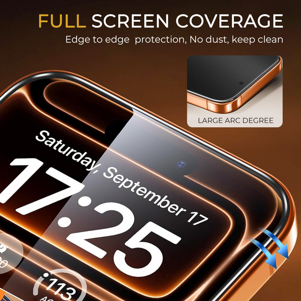 LENOK iPhone 16 Pro max  Screen Protector – Tempered Glass, HD Clear, 2X Strength, Bubble-Free, Dust-Free, Easy Install Kit