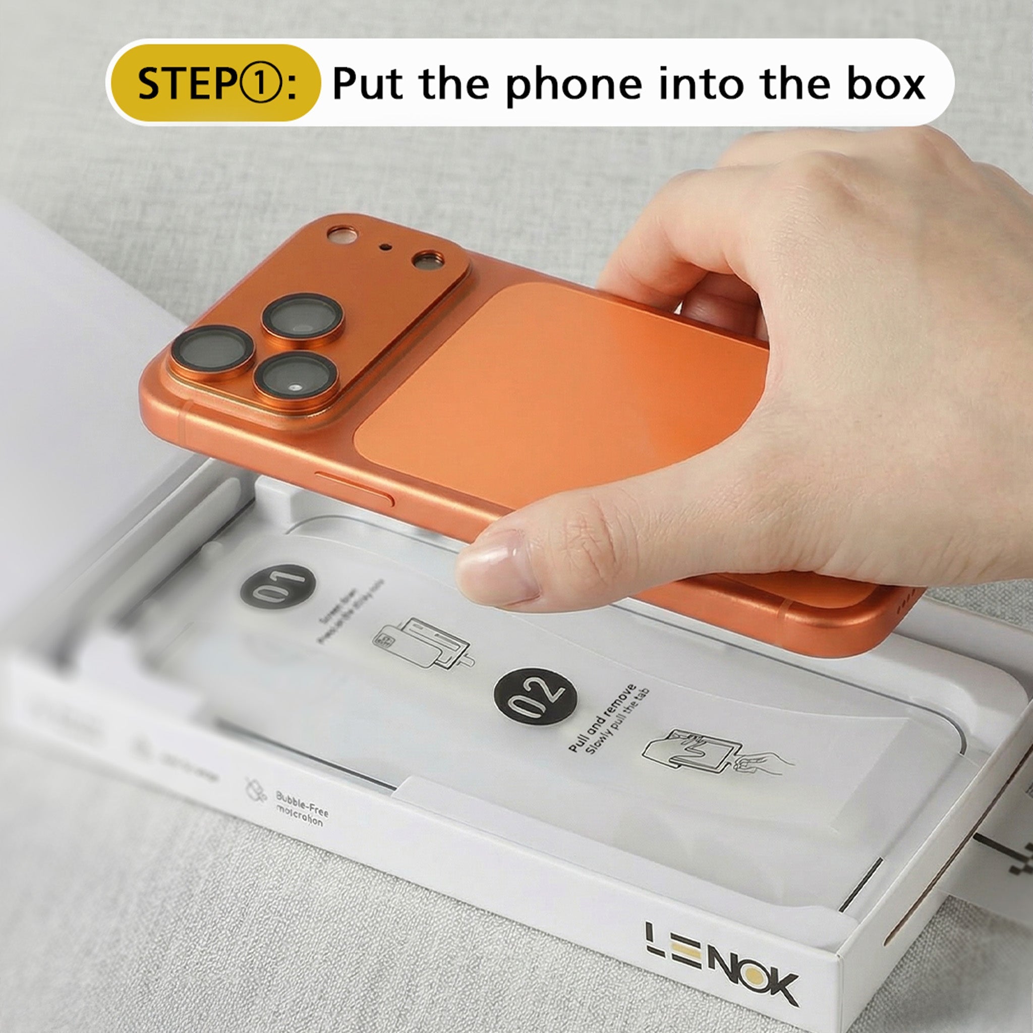 LENOK iPhone 11 Pro max Screen Protector – Tempered Glass, HD Clear, 2X Strength, Bubble - Free, Dust - Free, Easy Install Kit - LENOK