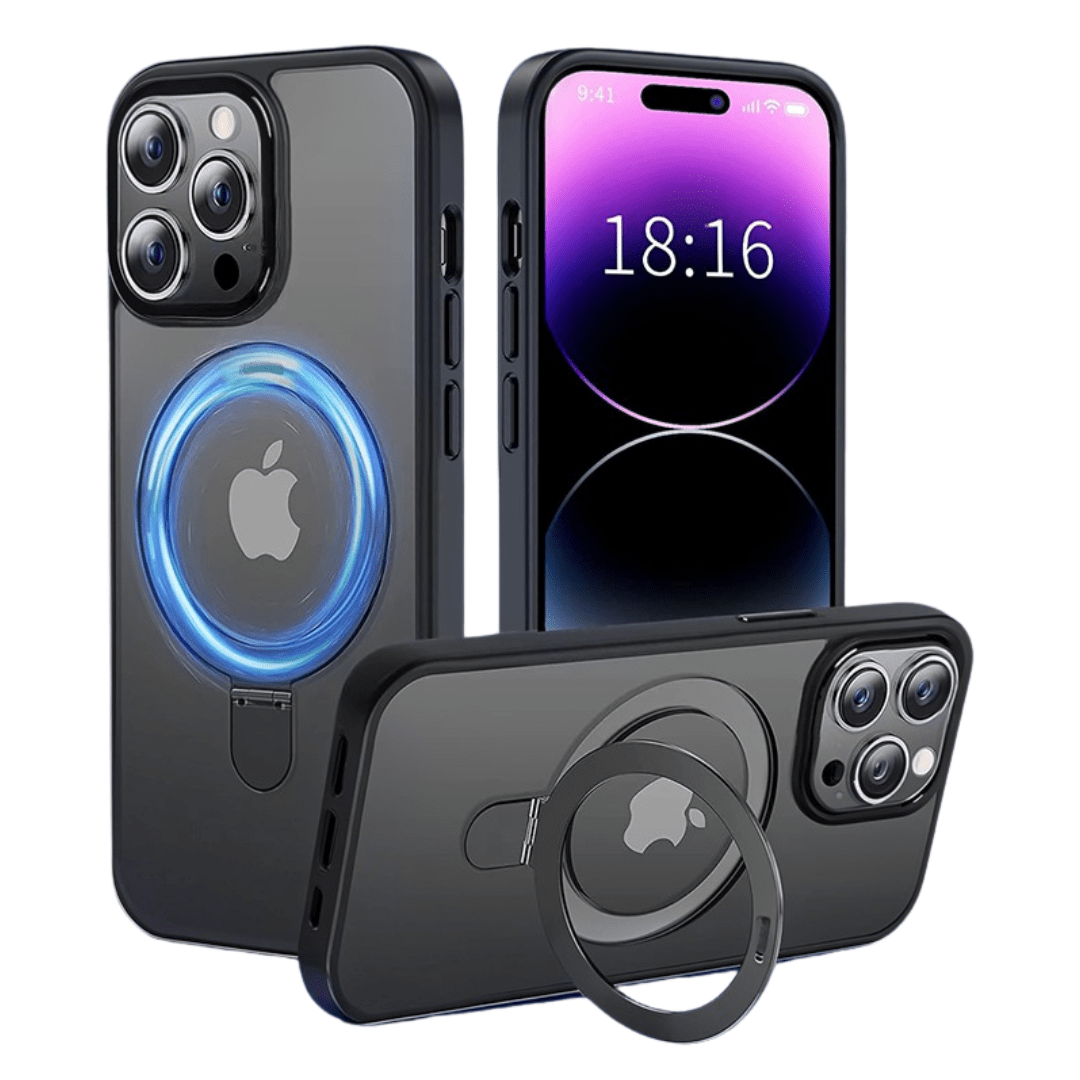 LENOK iPhone 14 Pro Max Magnetic Case with Kickstand & Ring Holder - Slim, Military - Grade - LENOK