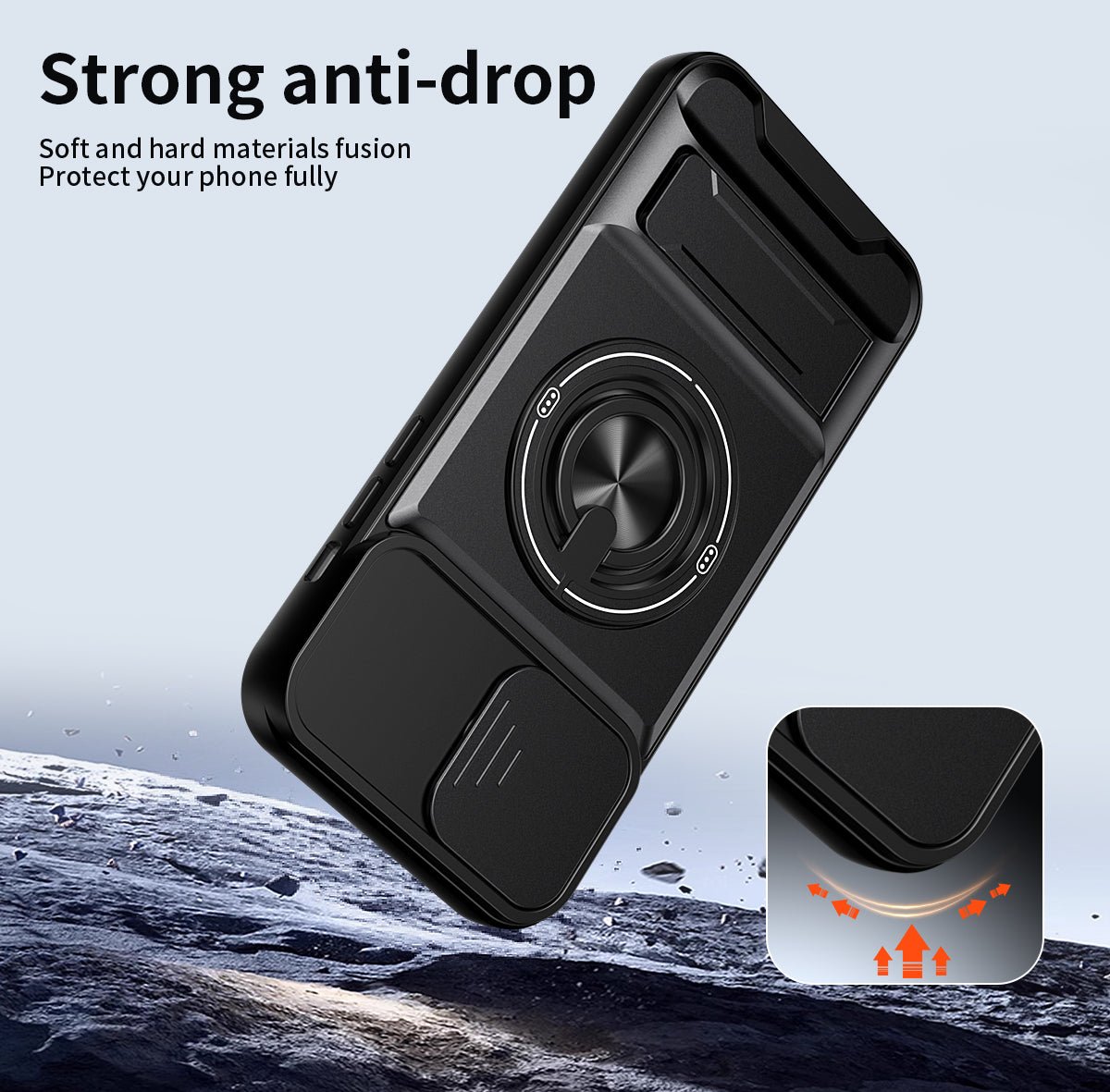 LENOK iPhone 14 Pro Max MagSafe case – strong anti-drop protection, soft and hard materials fusion, full body shockproof
