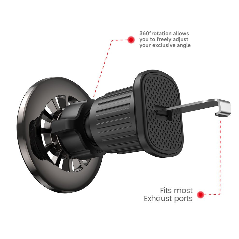 MagSafe Car Phone Mount – Magnetic Air Vent Holder for iPhone 17/16/15/14/13/12, Samsung & All Smartphones - LENOK