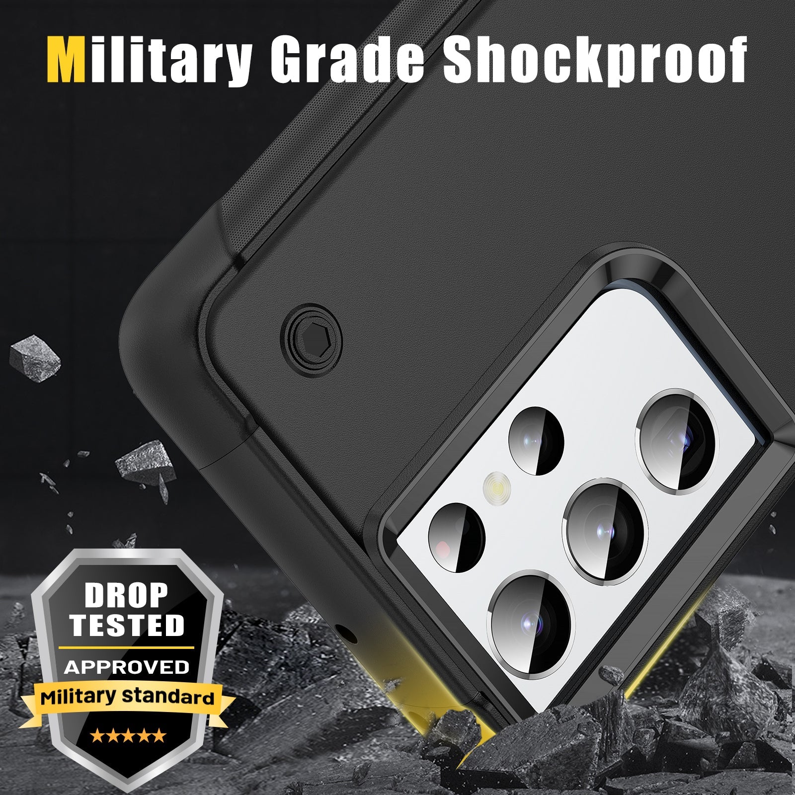 Samsung S21 Ultra Armor Case – Military - Grade, Rugged, Shockproof with Kickstand | LENOK - LENOK